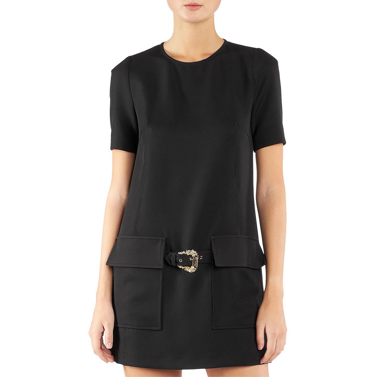 Versace Cady Womens Short Sleeve Short Mini Dress