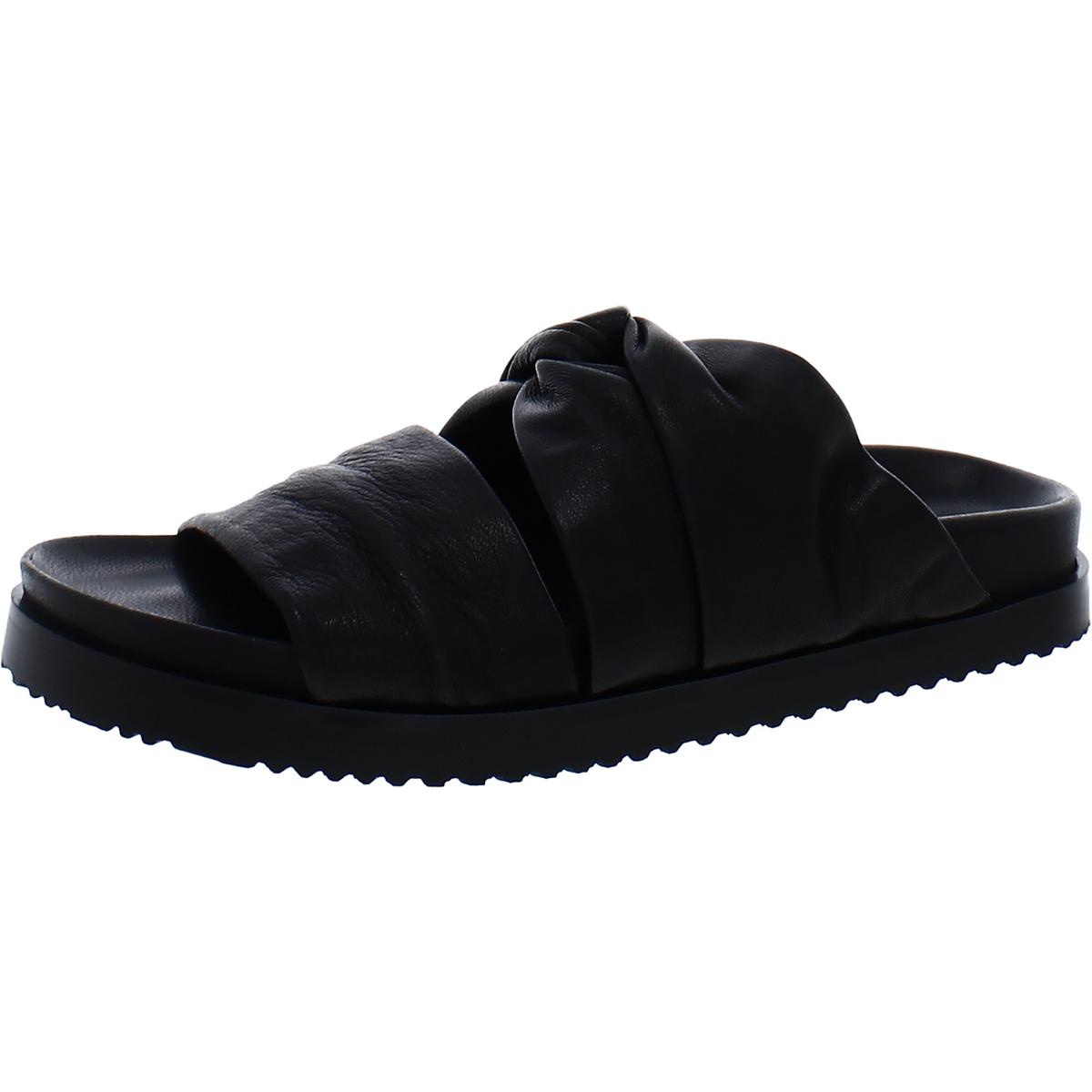3.1 Phillip Lim Twisted Womens Leather Knot Front Pool Slides