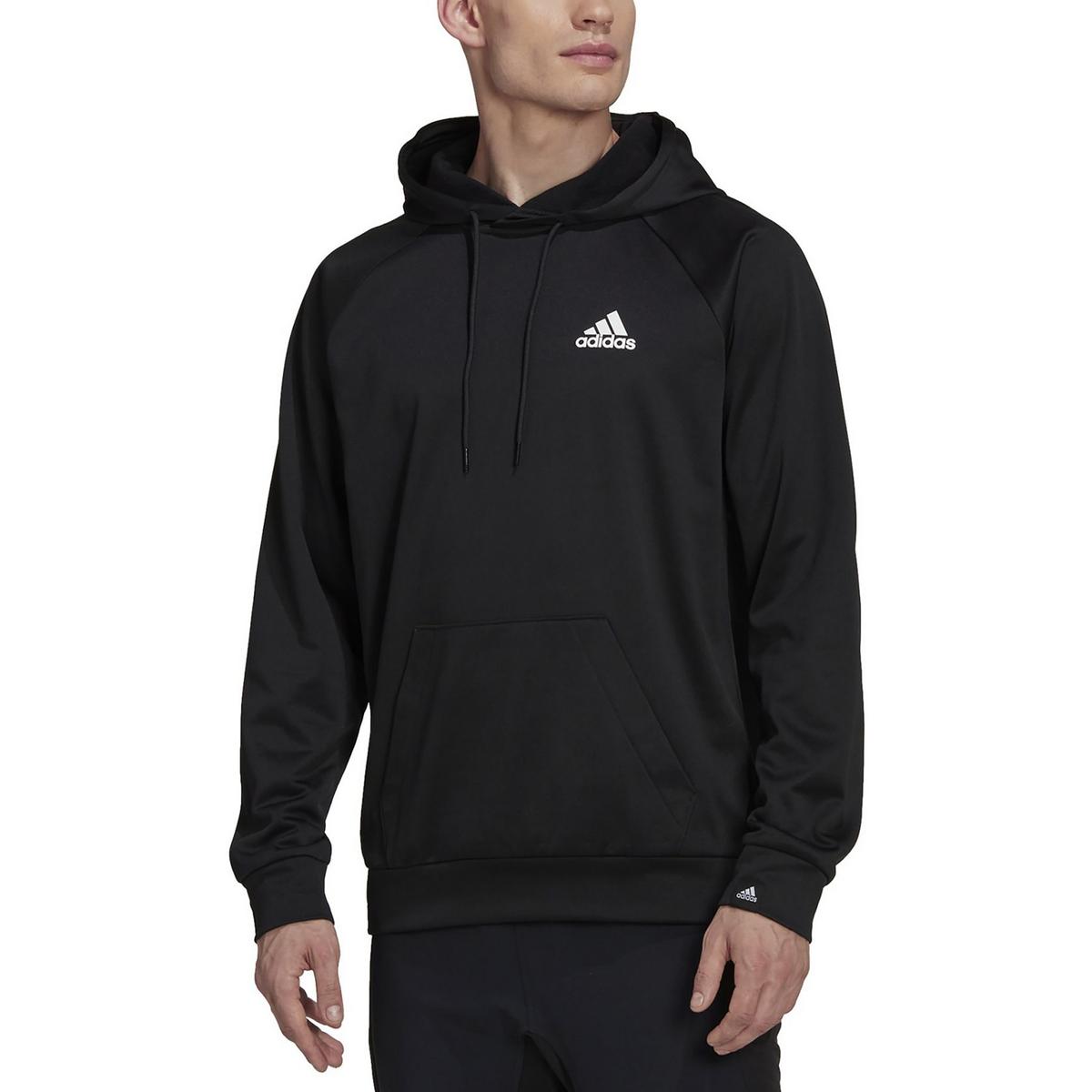 Adidas Mens Fitness Workout Hoodie