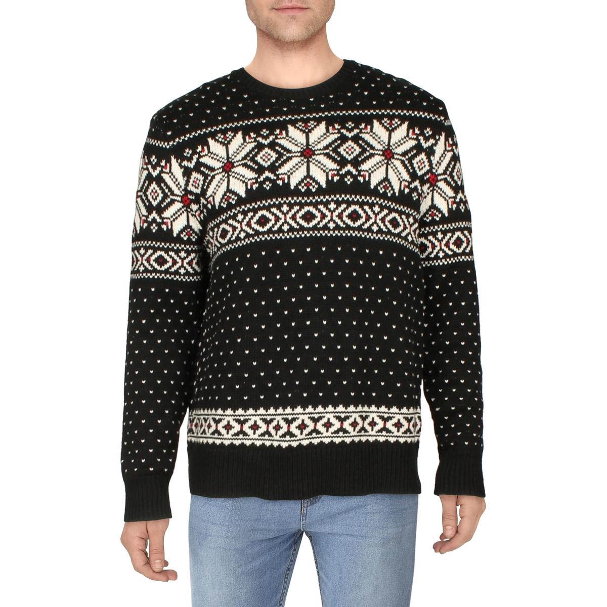 Ralph Lauren Mens Pullover Fair Isle Crewneck Sweater