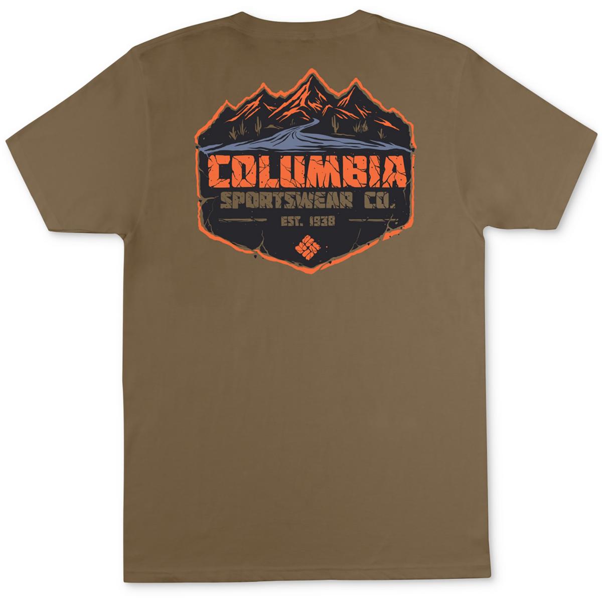 Columbia Sportswear Journey Mountain Mens Cotton Short Sleeves T-Shirt