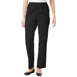 Alfred Dunner Plus Womens Pull On Professional Dress Pants