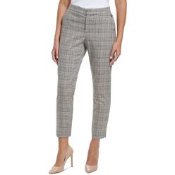 Tommy Hilfiger Sutton Womens Gingham Cropped Ankle Pants
