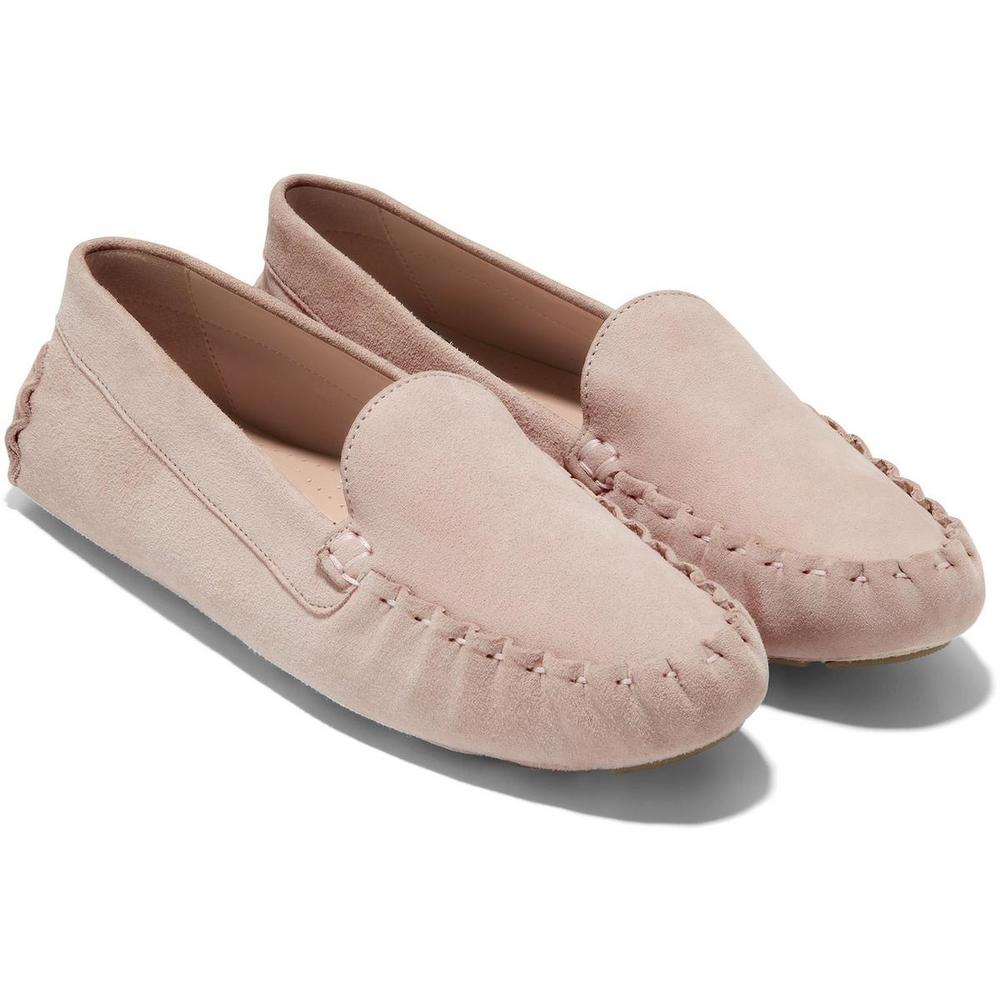 Cole Haan Evelyn Driver Womens Suede Gathered Moccasins