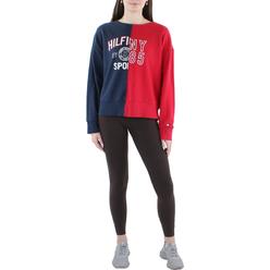 Tommy Hilfiger Sport Womens Logo Colorblock Sweatshirt