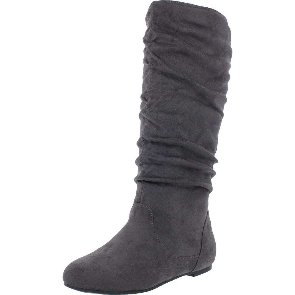 Journee Collection Rebecca Womens Faux Suede Tall Knee-High Boots