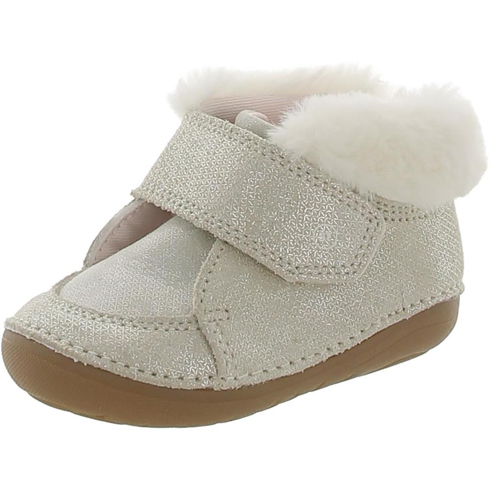 Stride Rite SM Mateo Girls Leather Toddler Booties