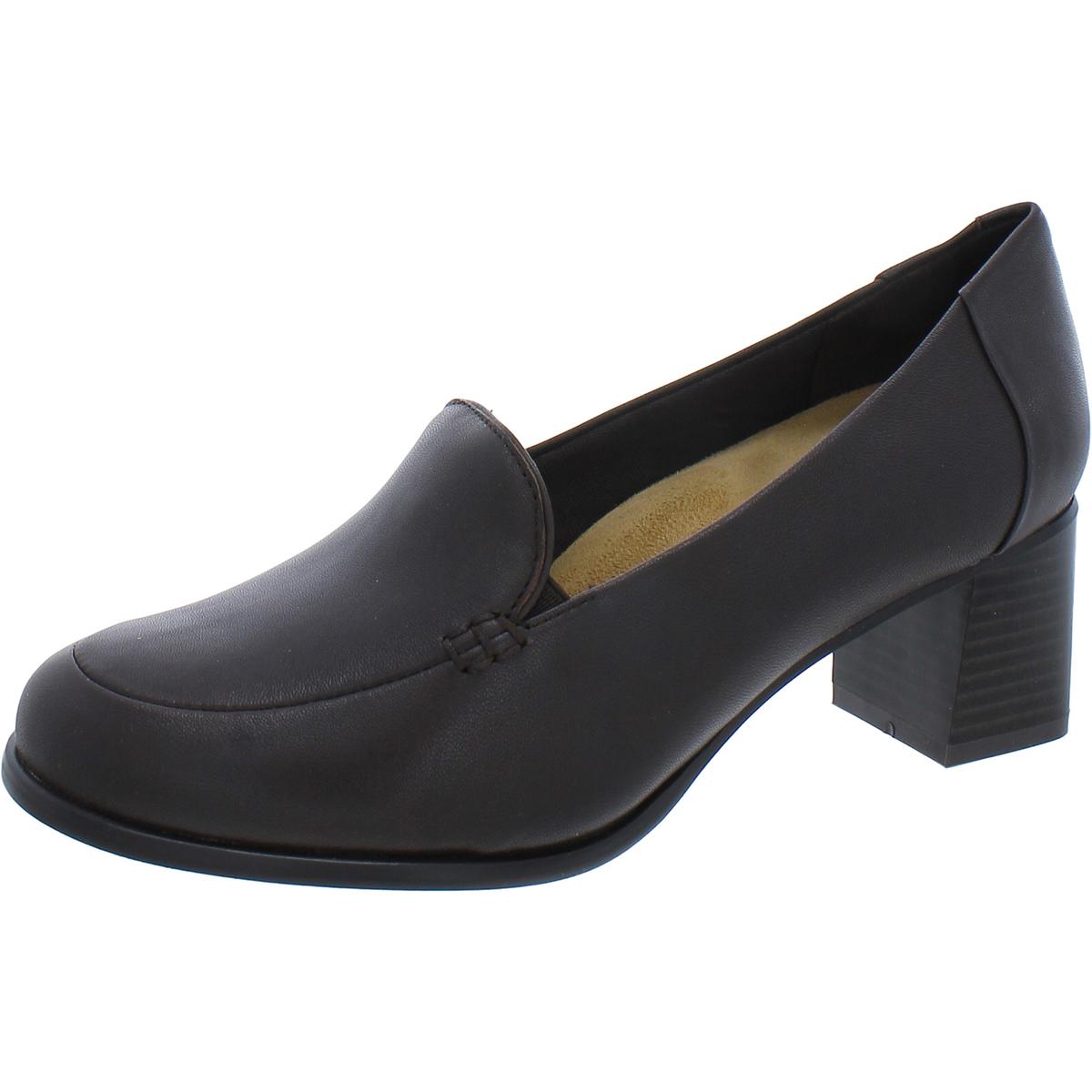 Trotters Quincy Womens Leather Round Toe Loafers