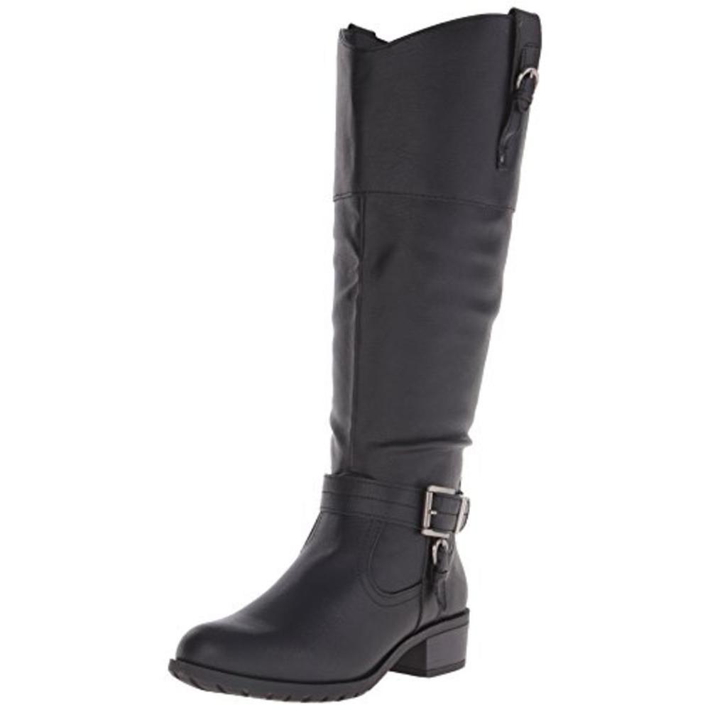 Rampage Ivelia Womens Faux Leather Knee-High Riding Boots