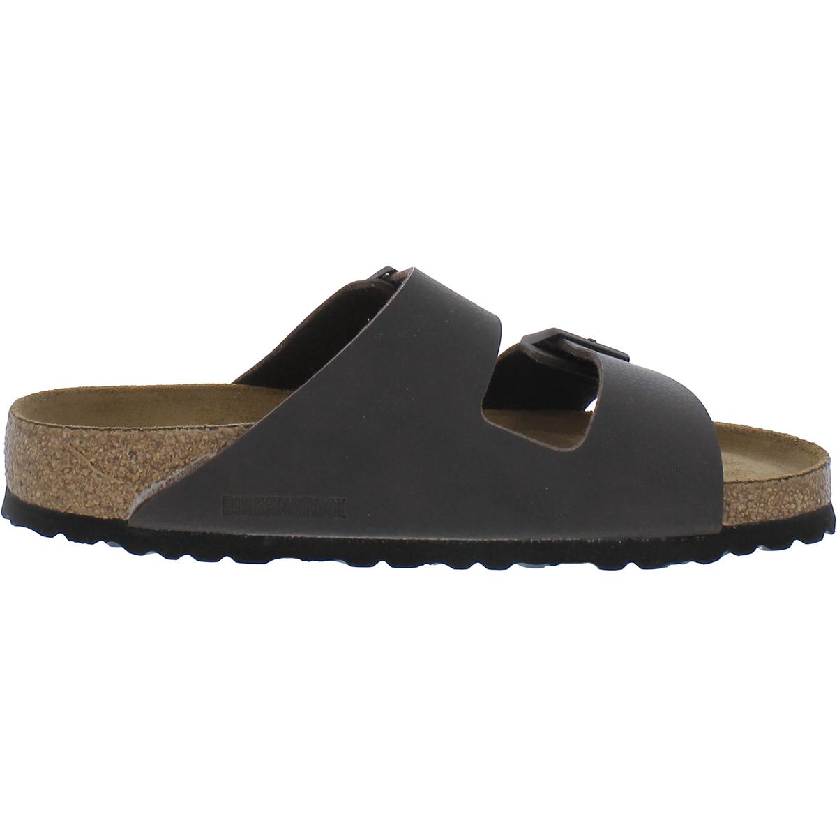 Birkenstock Arizona BS Womens Leather Footbed Slide Sandals