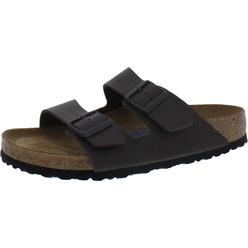 Birkenstock Arizona BS Womens Leather Footbed Slide Sandals