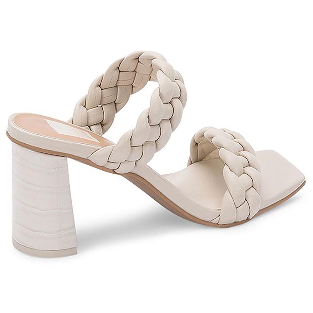 Dolce Vita Paily Womens Braided Square Toe Heel Sandals
