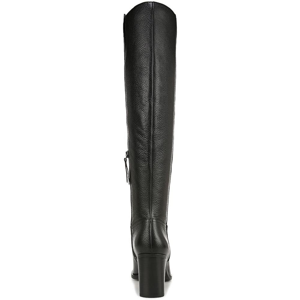 Naturalizer Kyrie Womens Leather Wide Calf Knee-High Boots