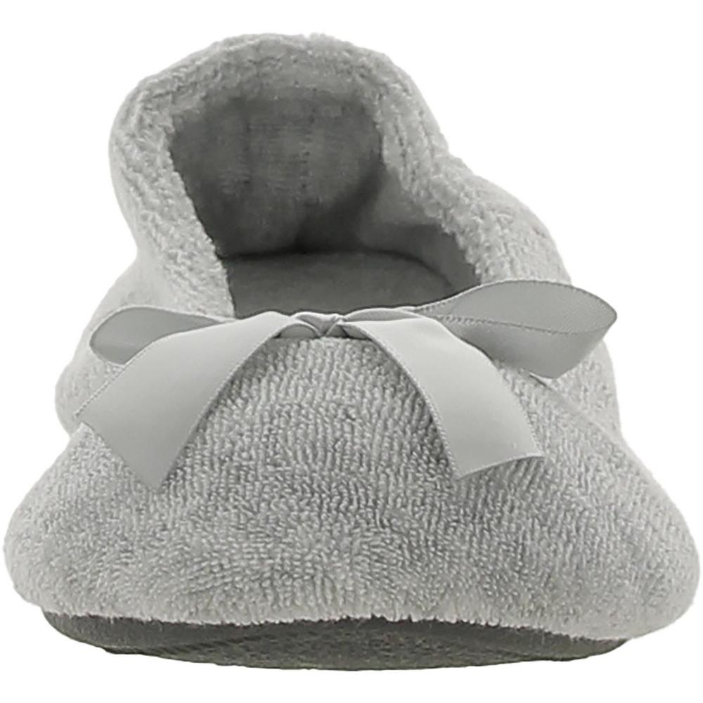 Isotoner Womens Knit Slip-On Ballet Slippers