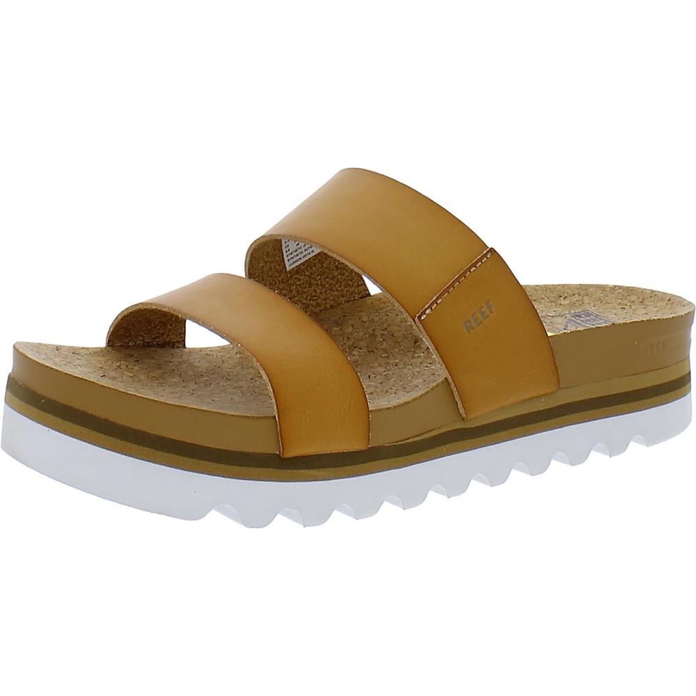 Reef Cushion Vista Hi Womens Padded Insole Slide Sandals