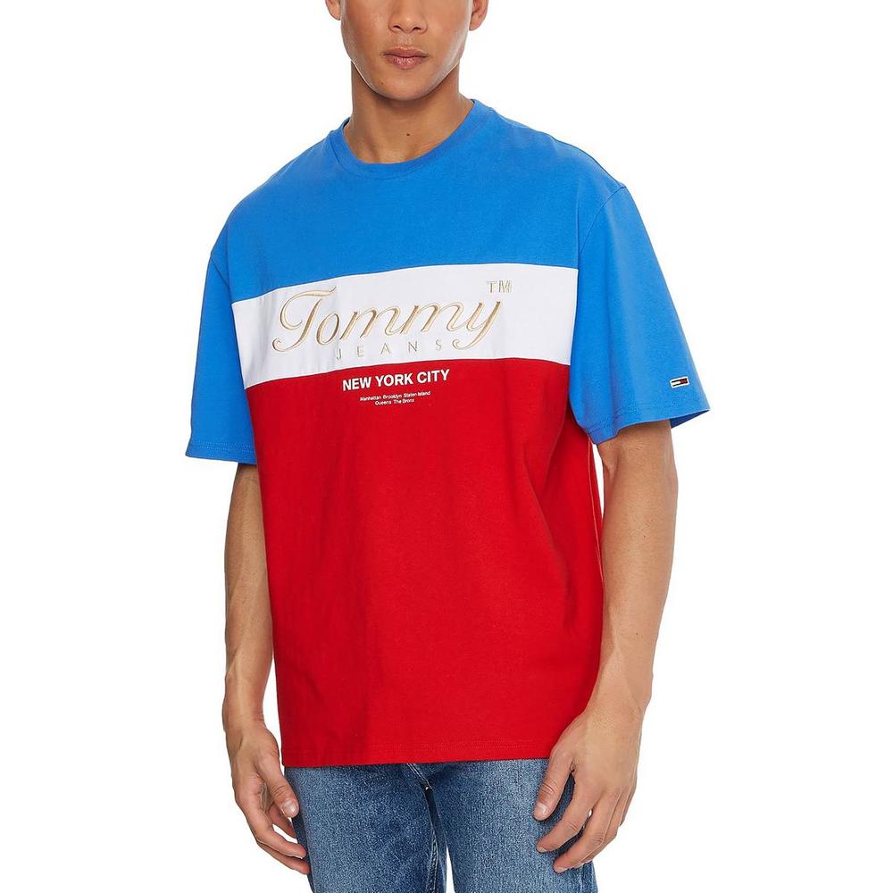 Tommy Hilfiger Mens Cotton Colorblock T-Shirt
