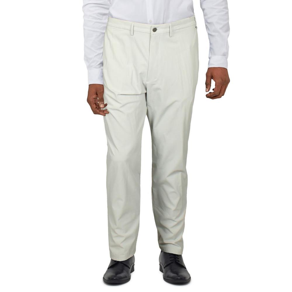 Calvin Klein Mens Slim Fit Wrinkle Resistant Trouser Pants