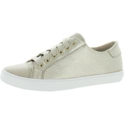 GEOX Gisli  Girls Faux Leather Embossed Fashion Sneakers