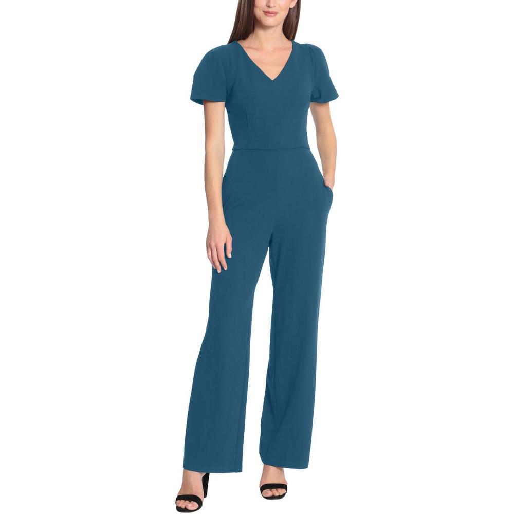 Maggy London Womens Crepe Formal Jumpsuit