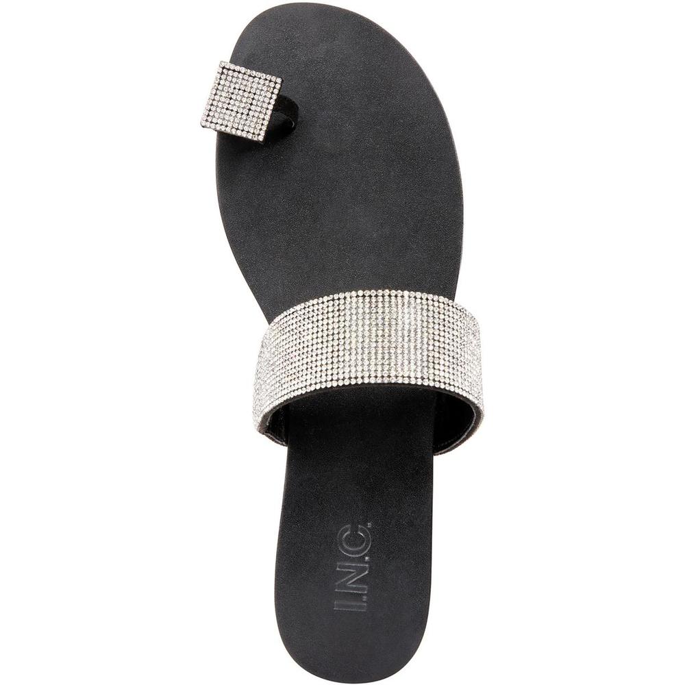 International Concepts Gavena Womens Faux Leather Slide Sandals