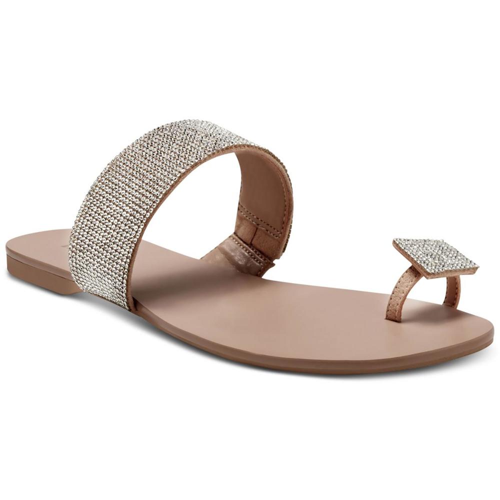International Concepts Gavena Womens Faux Leather Slide Sandals