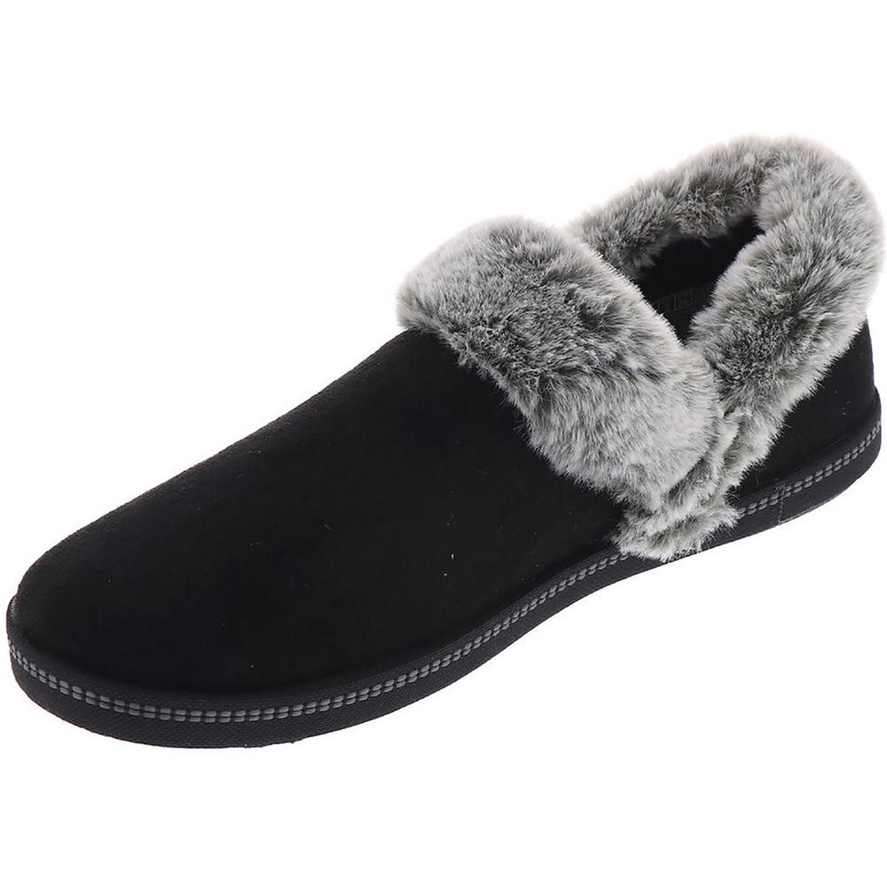 Skechers Cozy Campfire Womens Faux Fur Lined Bootie Slippers