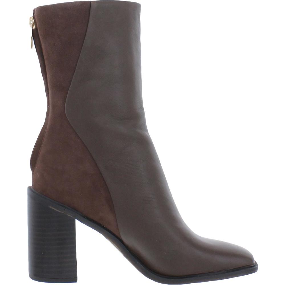 Sarto Franco Sarto Steviena Womens Leather Square Toe Mid-Calf Boots