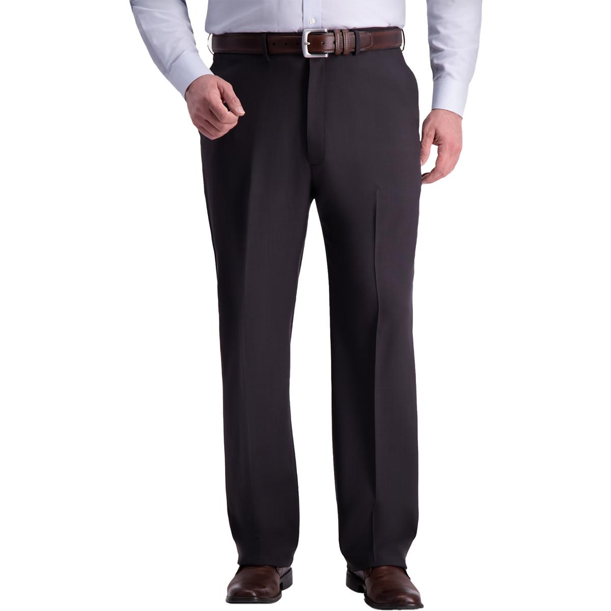 Haggar Big & Tall Mens Classic Fit Office Dress Pants