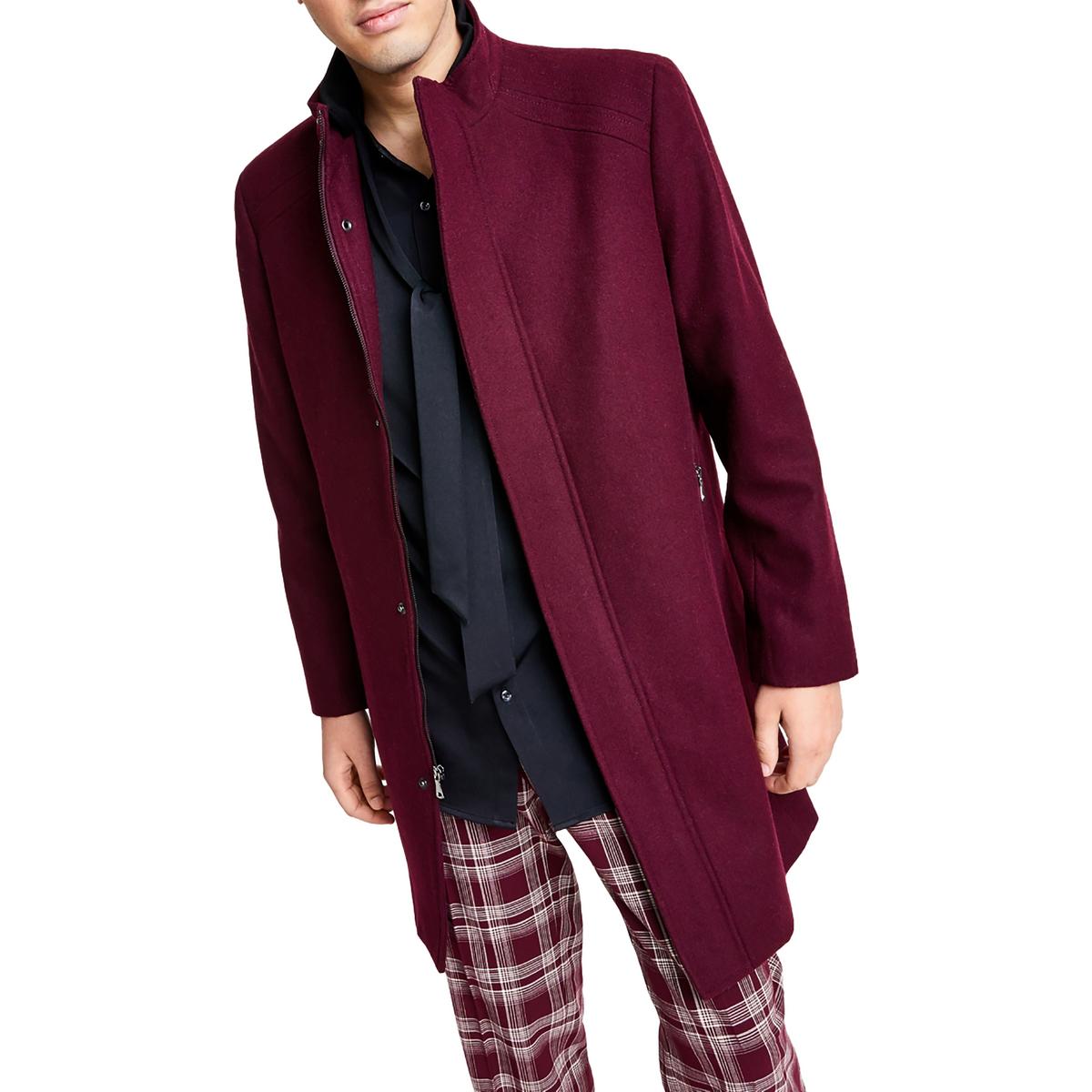 International Concepts Kylo Mens Wool Blend Topper Overcoat