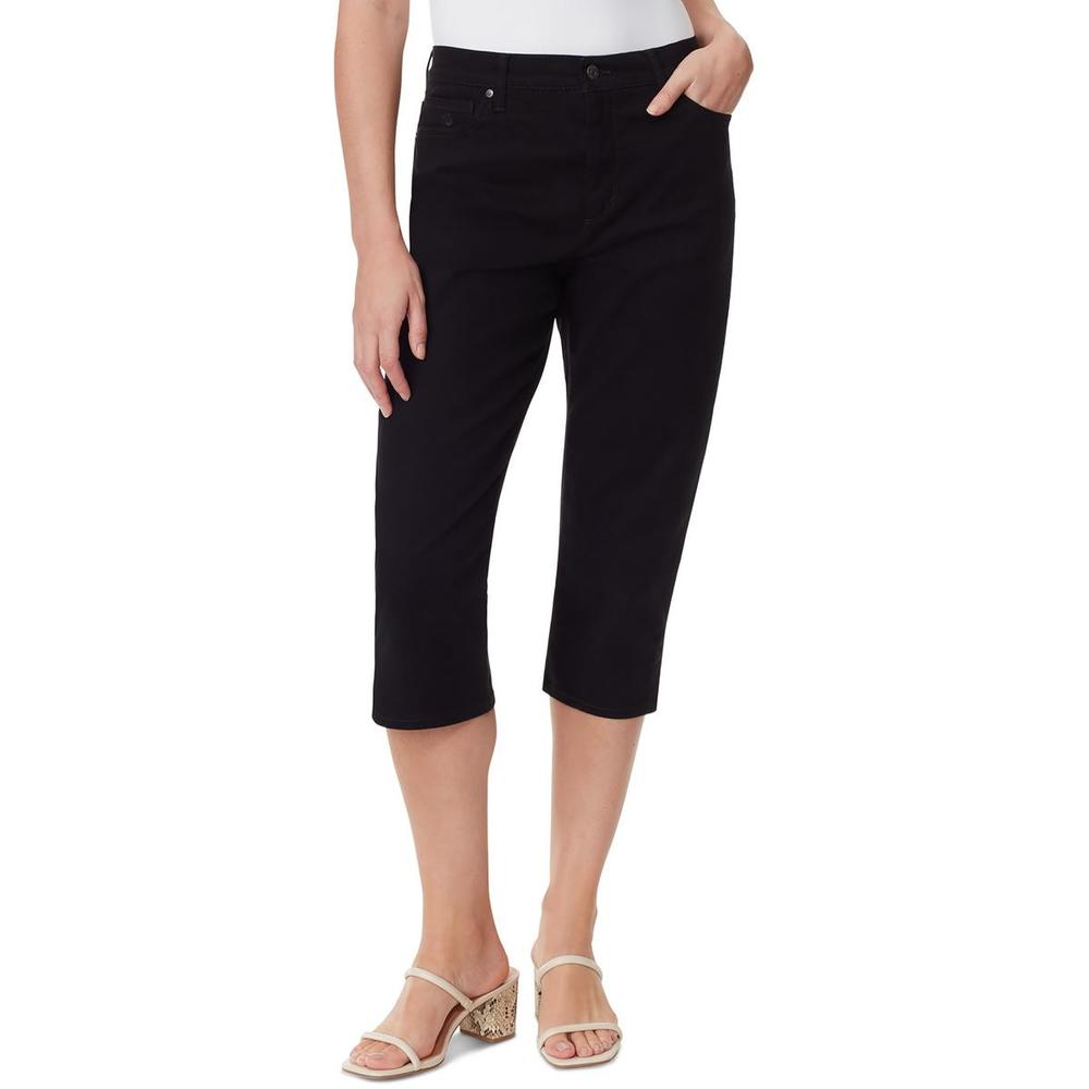 Gloria Vanderbilt Amanda Womens Slimming Denim Capri Jeans