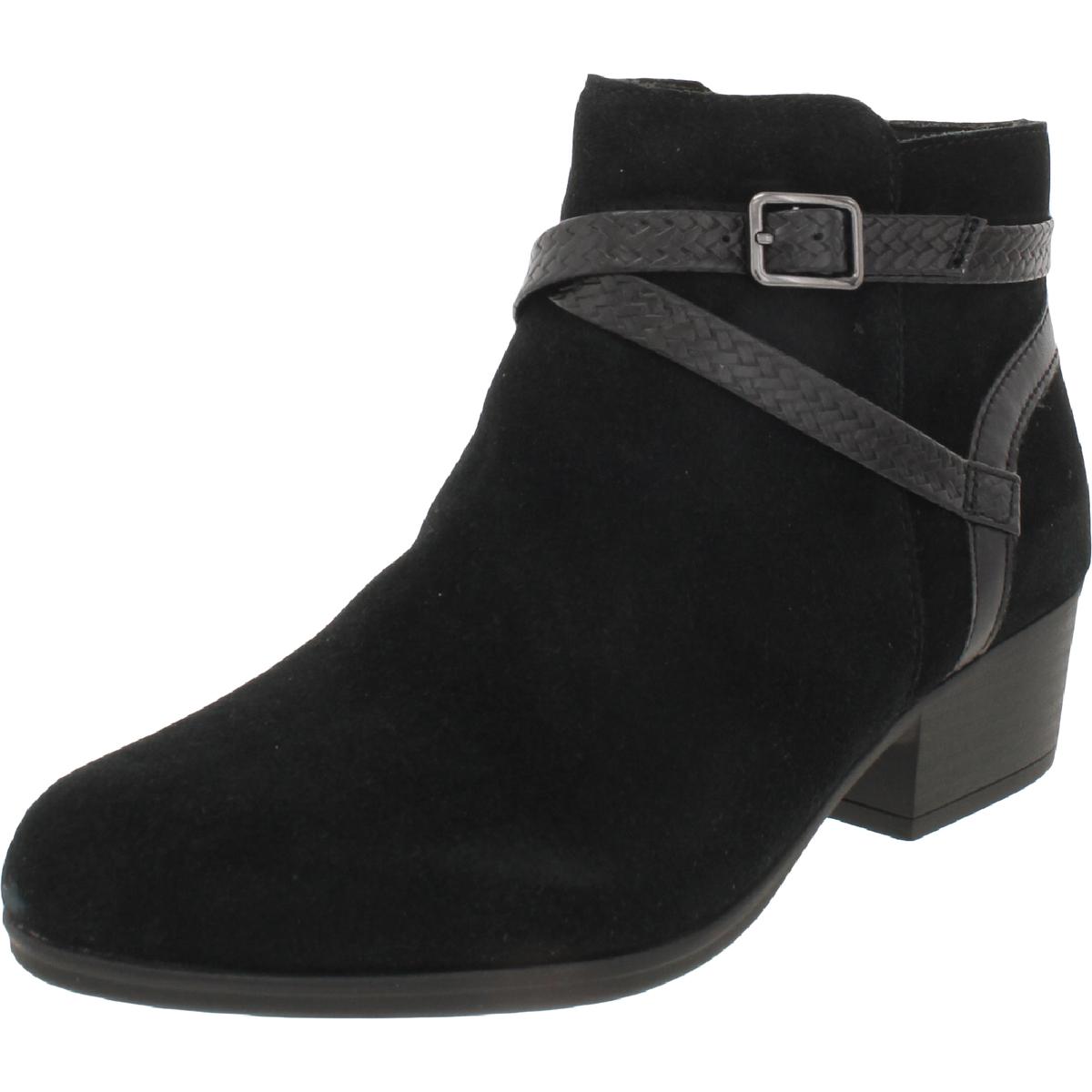 Clarks Adreena Hi Womens Suede Round Toe Ankle Boots