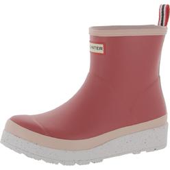 Hunter Play Short Speckle Sole Womens Rubber Pull-On Rain Boots