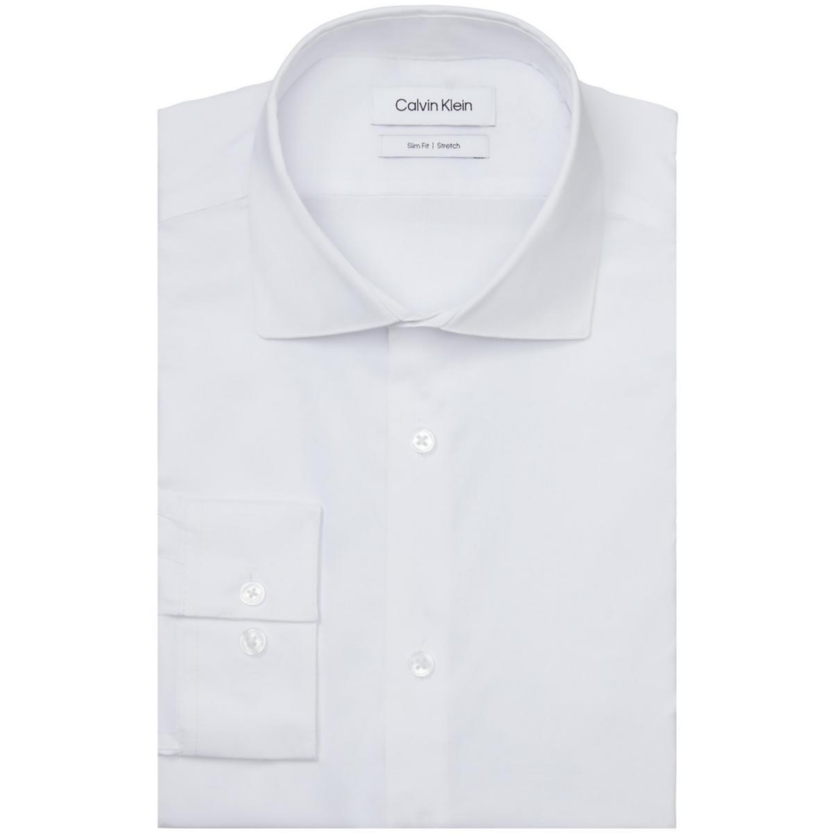 Calvin Klein Mens Slim Fit Office Dress Shirt