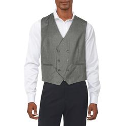 TAYION BY MONTEE HOLLAND Mens Classic Fit Heathered Suit Vest