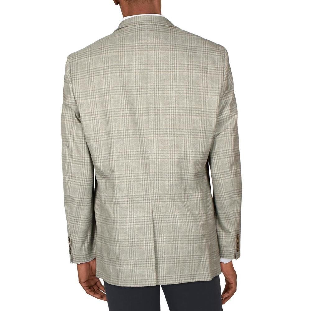 Ralph Lauren Lexington Mens Classic Fit Plaid Suit Jacket