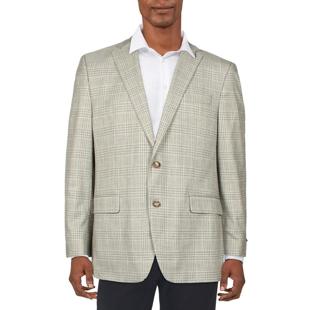 Ralph Lauren Lexington Mens Classic Fit Plaid Suit Jacket