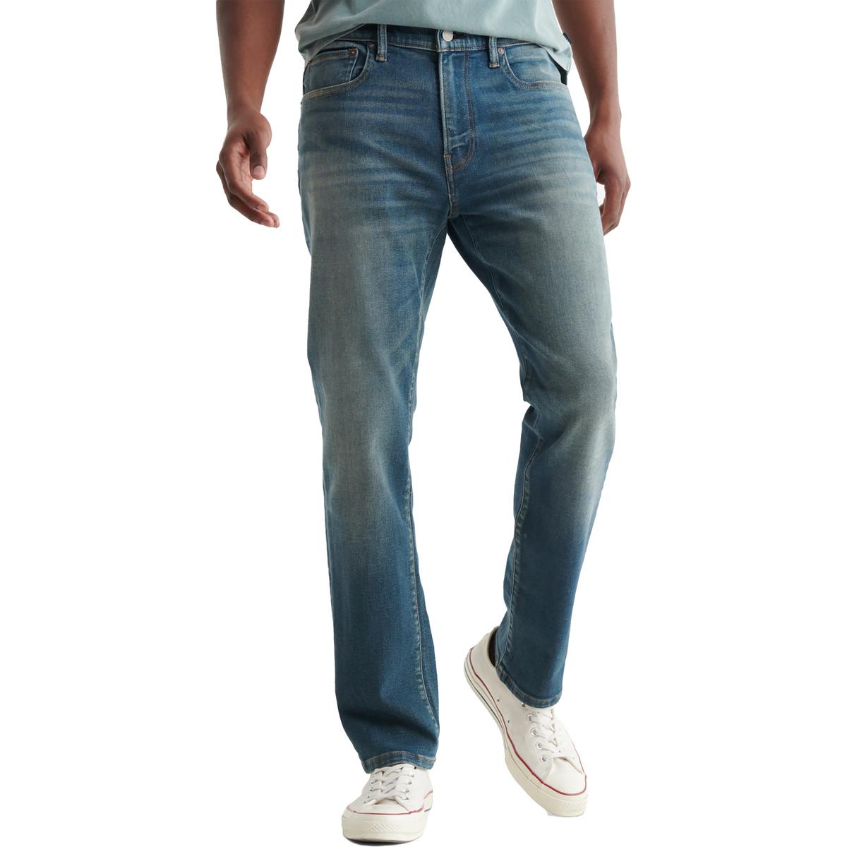 Lucky Brand 223 Mens Medium Wash Stretch Straight Leg Jeans