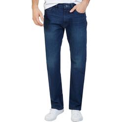 Nautica Mens Relaxed Fit Faded Straight Leg Jeans