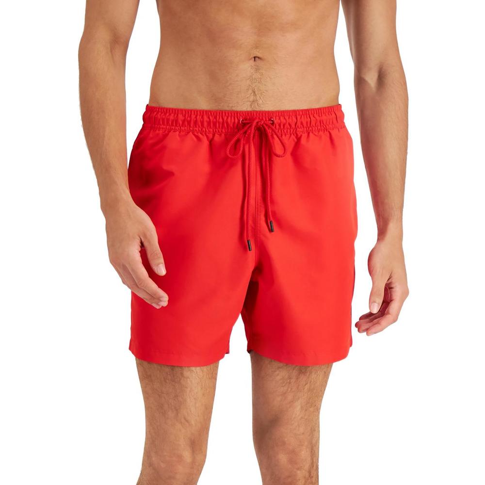 Calvin Klein Mens 5" Inseam Beachwear Swim Trunks