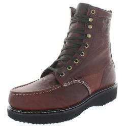 Fin & Feather Safety Boot Mens Tumbled Leather Work Moccasin Boots