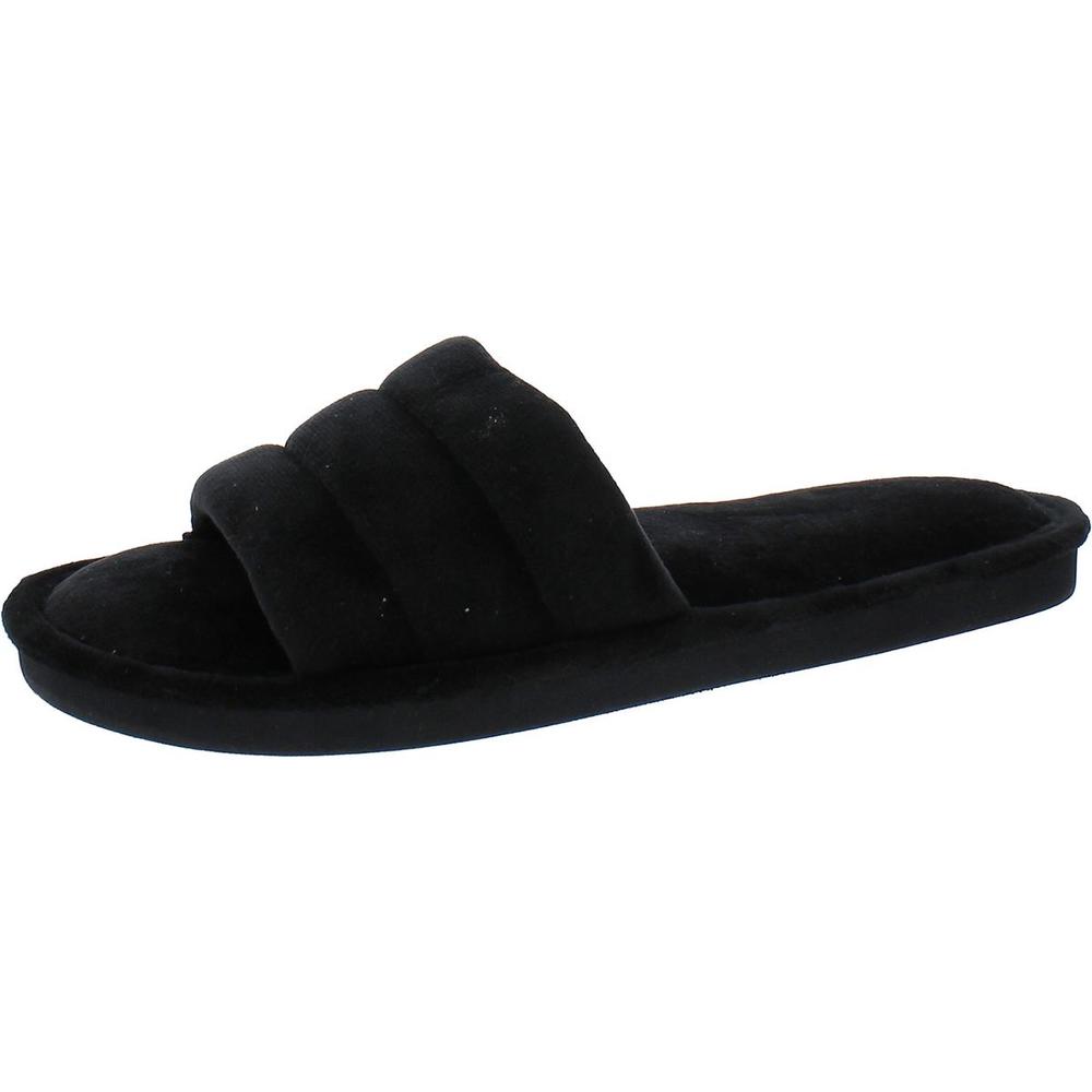 Alfani Womens Peep-Toe Quilted Slide Slippers