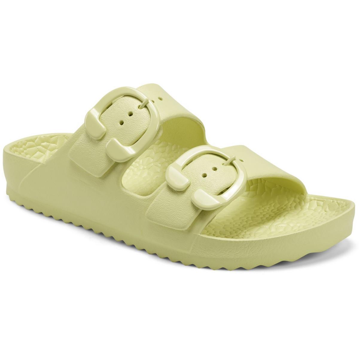 Aerosoles Joy Womens Slip On Buckle Slide Sandals