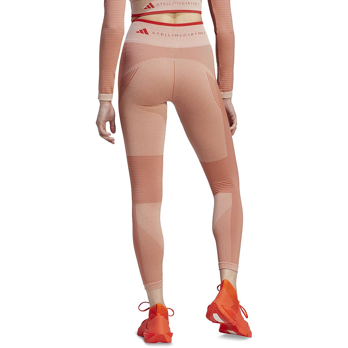 Adidas Womens Yoga Textured Athletic Leggings
