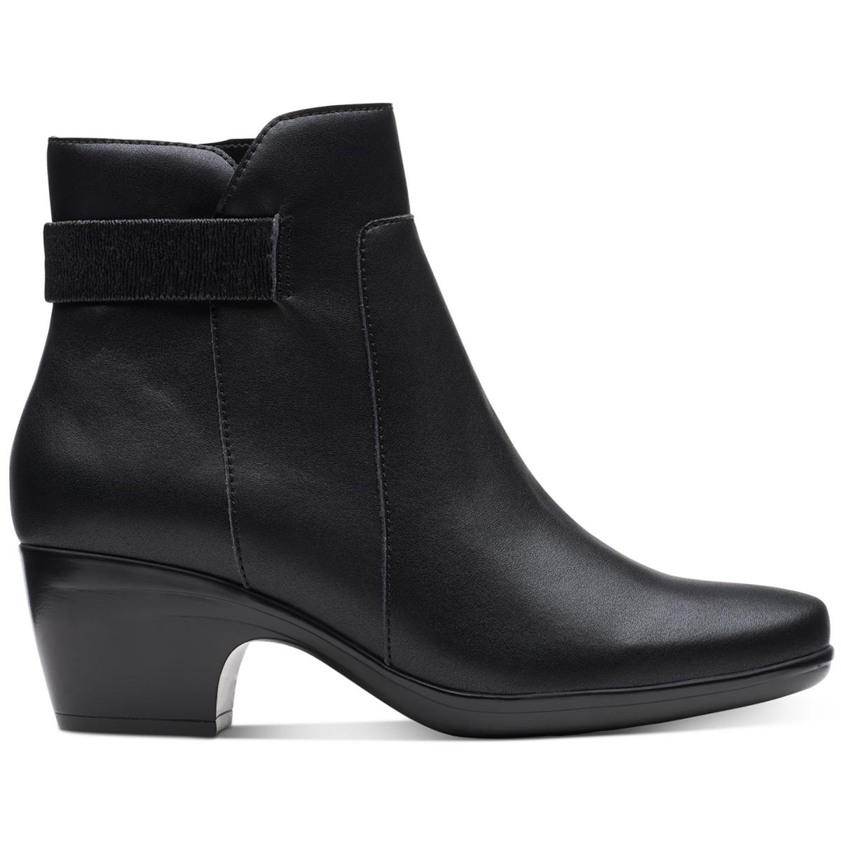 Clarks Emily Holly Womens Leather Ankle Boots