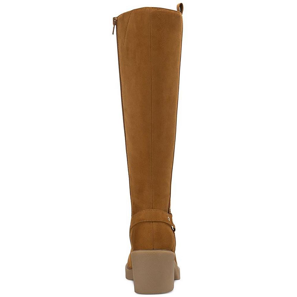 Style & Co. Brettaa Womens Faux Suede Round Toe Knee-High Boots