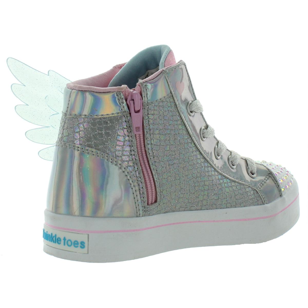 Skechers Unicorn Wings Girls Embellished Light-Up Shoes