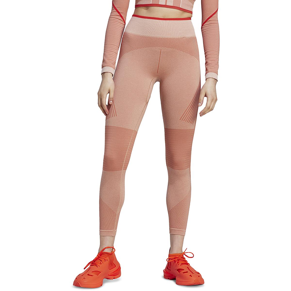 Adidas Womens Yoga Textured Athletic Leggings
