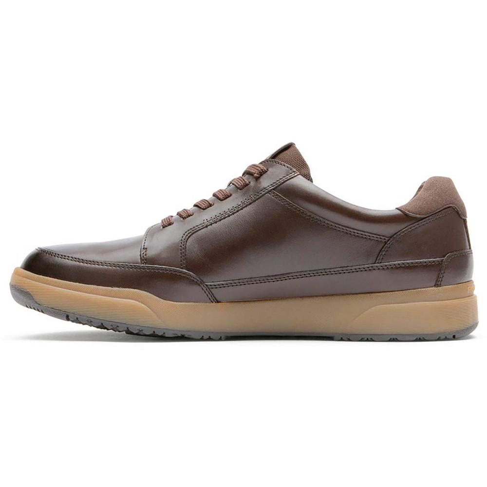 Rockport Bronson Mens Leather Lace-Up Casual And Fashion Sneakers