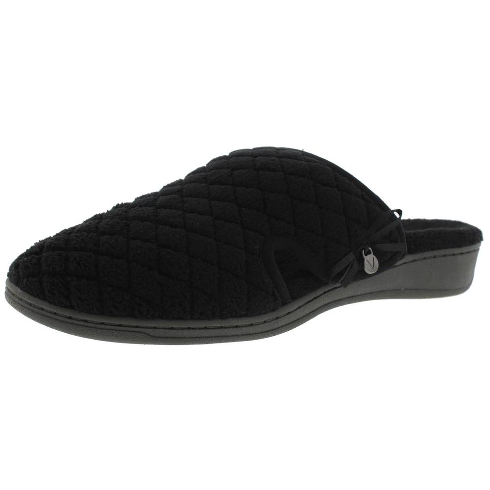 Vionic Adilyn Womens Terry Quilted Clog Slippers