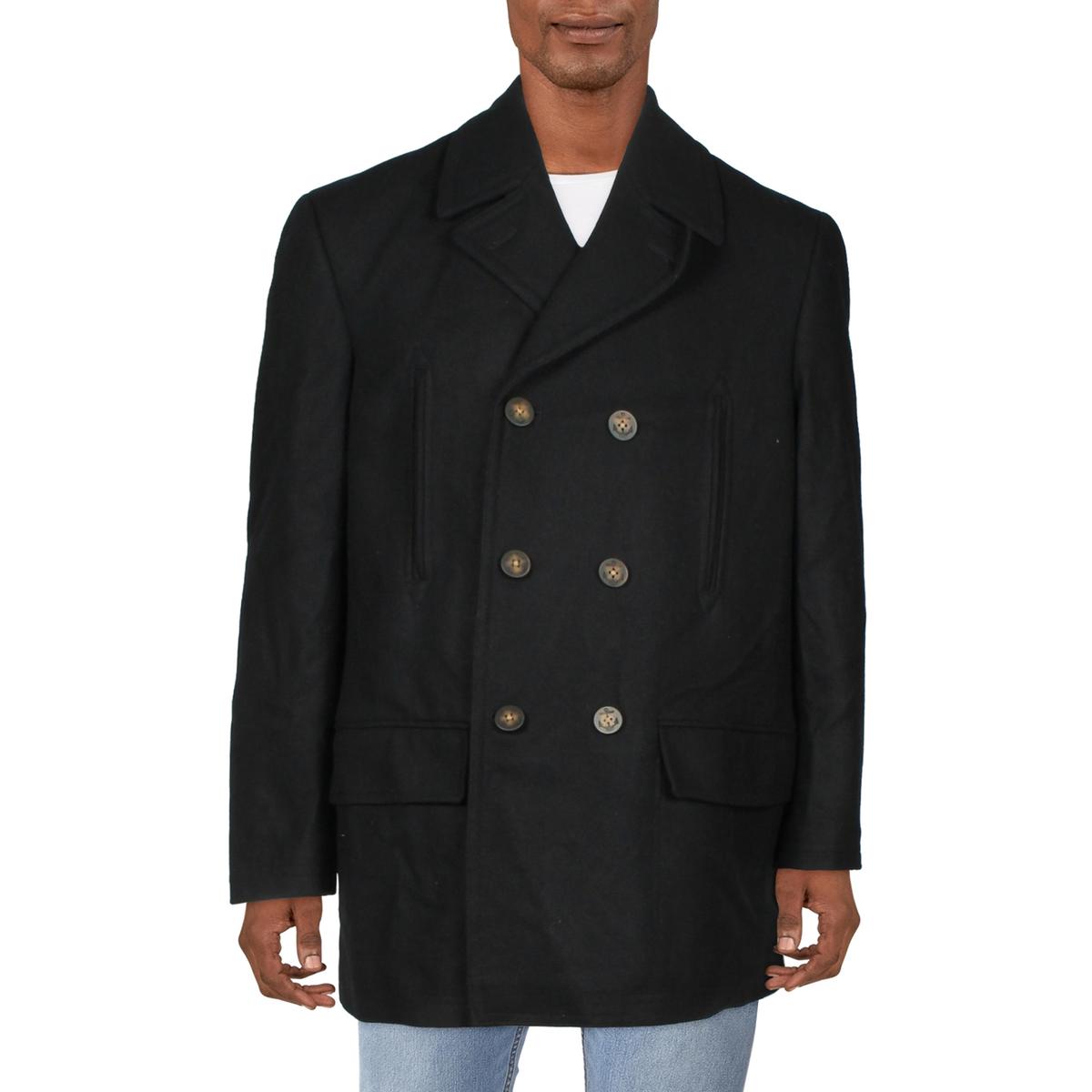 Ralph Lauren Mens Wool Blend Lightweight Overcoat